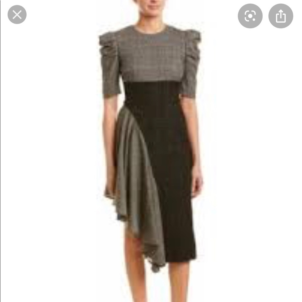 Amur Wool Blend A-line dress